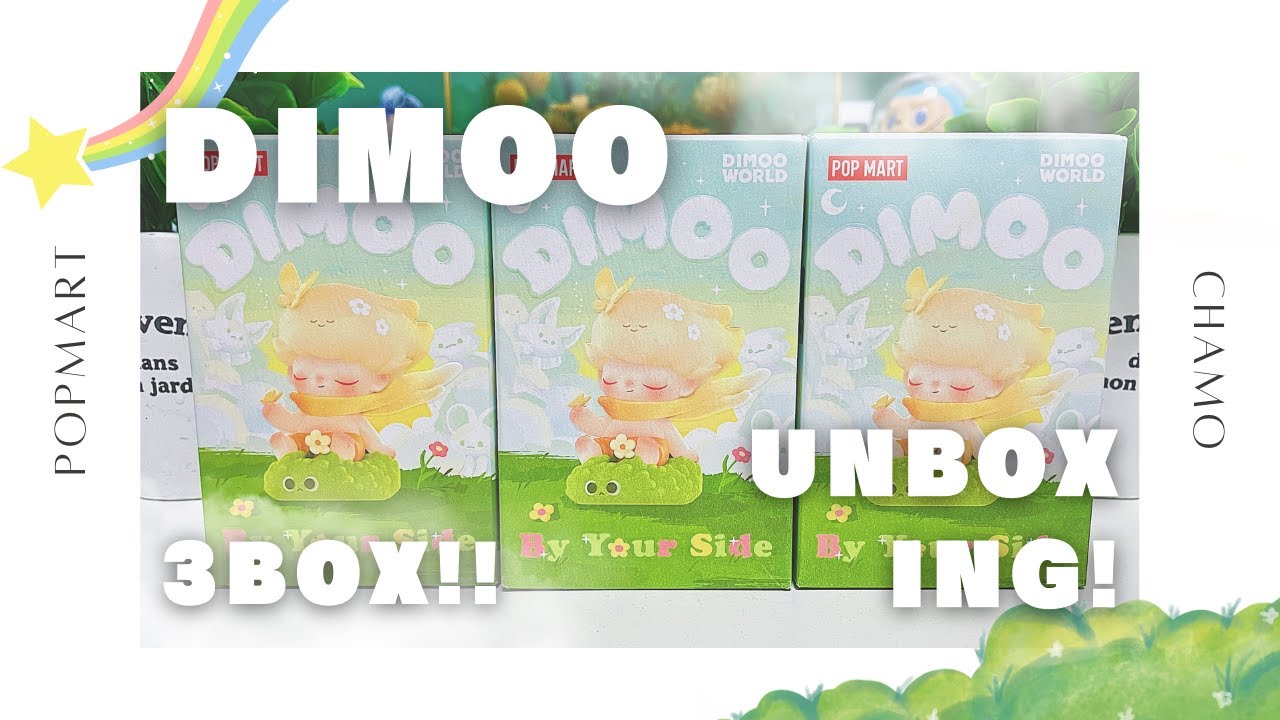 【POPMART】いろんな感情のDIMOO、By Your Side、3BOX開封するよ～🍃