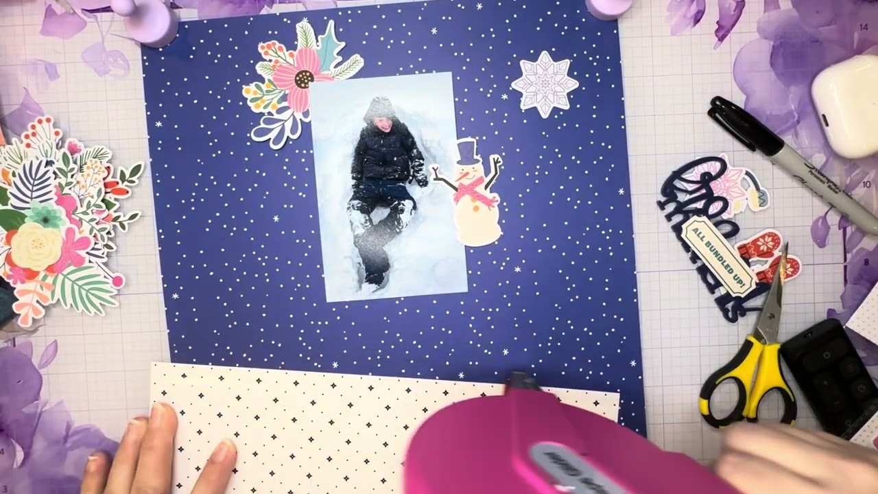 Using acrylic pieces on your layout for added dimension 