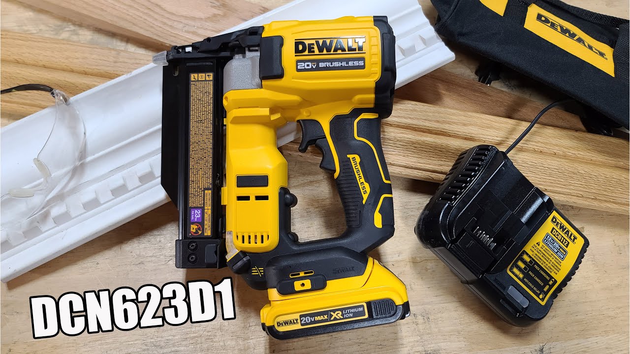 23 Gauge DeWALT DCN623B 20V MAX Brushless Cordless Pin Nailer