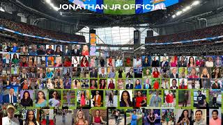 Me and the rest of their newscast on ANF/CBS46 are going into a World Cup game at Atlanta Stadium 
