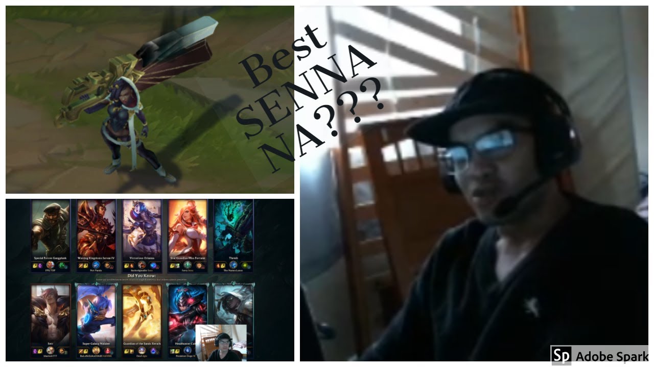 BEST SENNA NA????? Plat to Dimond grind senna caitlyn = pokelane