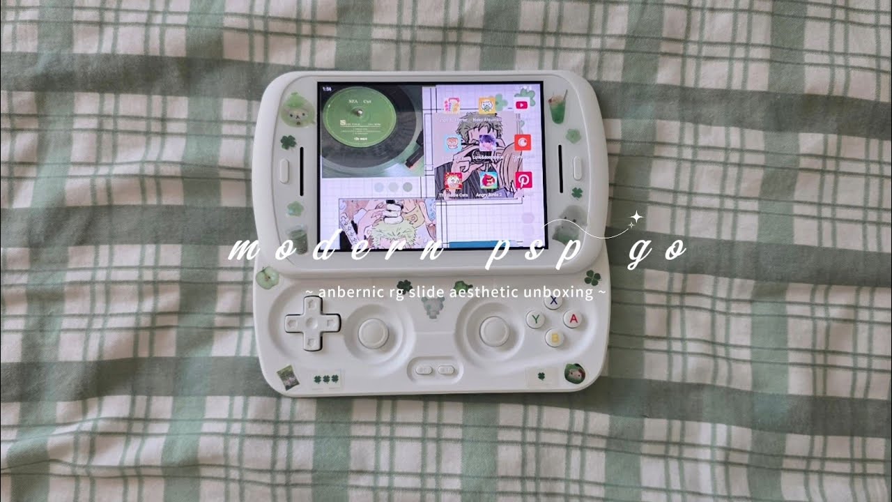 🍀распаковка современной PSP Go | anbernic rg slide