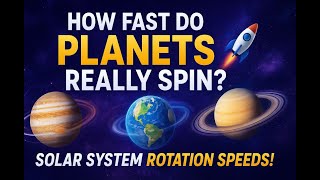 How Fast Do Planets REALLY Spin 🌍🚀 — Planet Rotation Speeds!   #space #planetfacts #science
