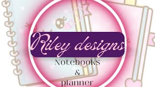 مشروع بلانر : دفاتر تساعدك على تنظيم وقتك في حياتك https://instagram.com/_riley_designs