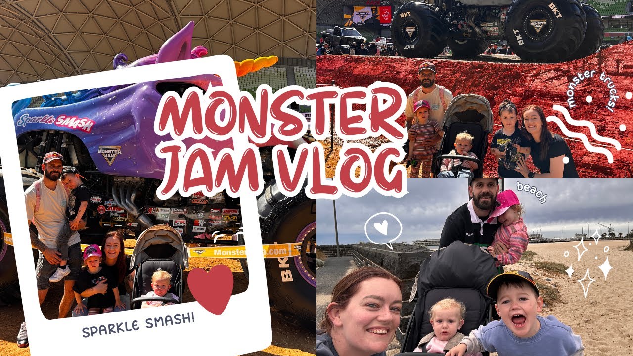 Monster Jam 2025 | Melbourne Vlog