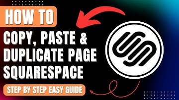 How to Copy and Paste Text & Duplicate Page in Squarespace, Fix Not Showing Error 2025