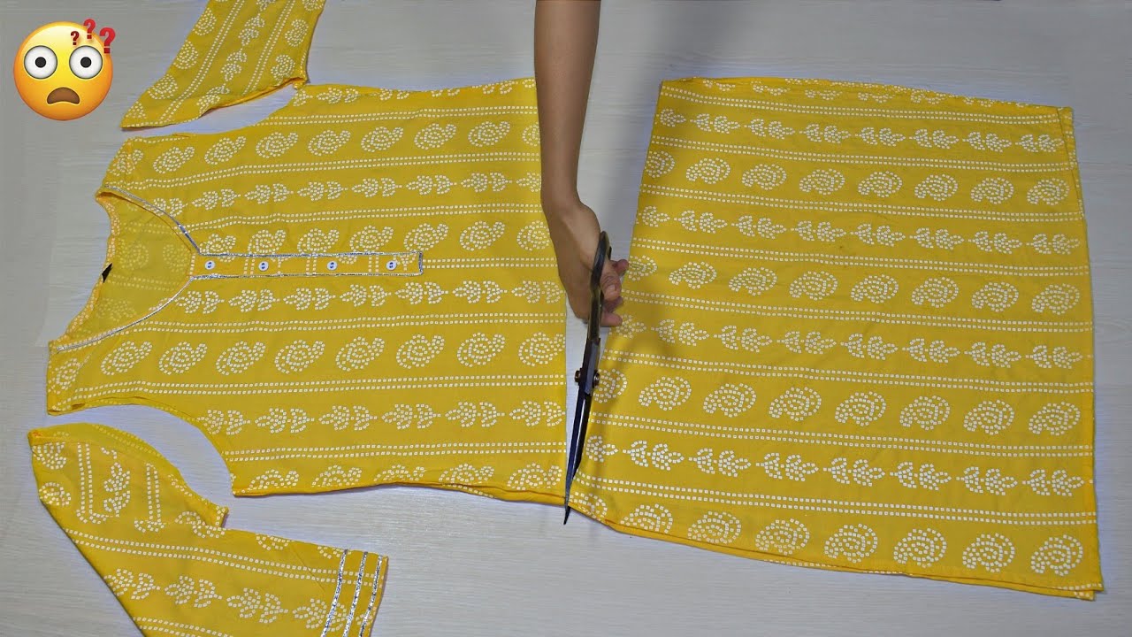 Diy Recycling a Kurti ll Refrom Old Your Clothes ll 2 AWESOME IDEAS.