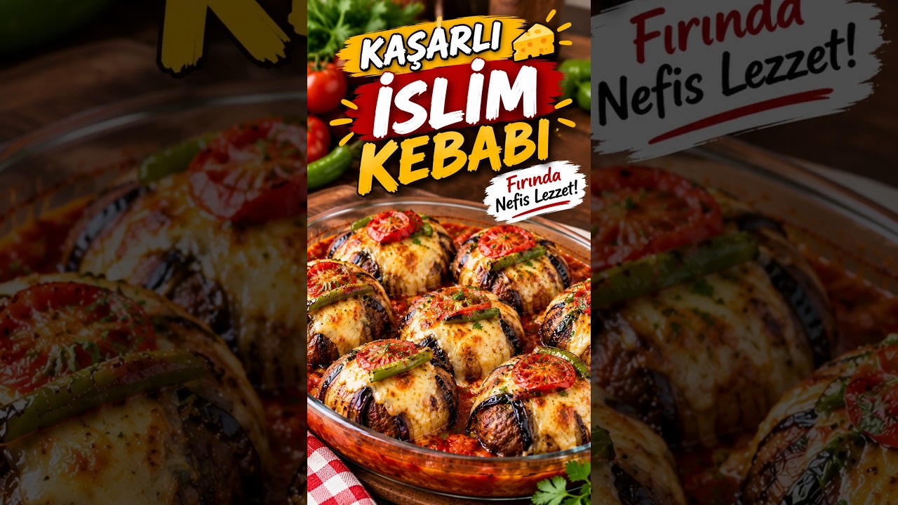 🧀 Kaşarlı İslim Kebabı Tarifi 😍 Fırında Nefis Lezzet!