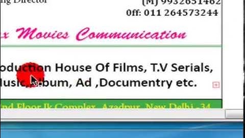 Visiting Card Tutorial in  inDesign CS6