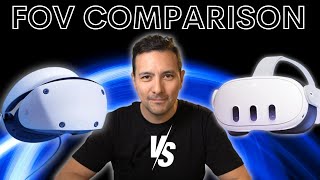Celebrity PSVR 2 VS QUEST 3: FOV COMPARISON - In Which VR Headset Do You See MORE? Wealth