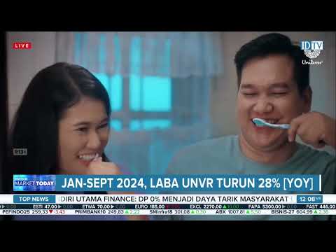 Unilever Indonesia Catatkan Laba Bersih Rp3 Triliun - Investor Daily TV