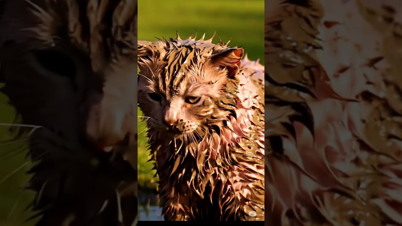 My PINK Cat Fell in Mud... The Cleanup is SO Satisfying! ✨