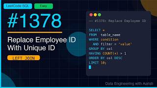 Leetcode 1378 Replace Employee ID With The Unique Identifier