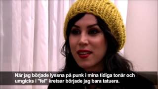 Kat Von D in Sweden Interview 2