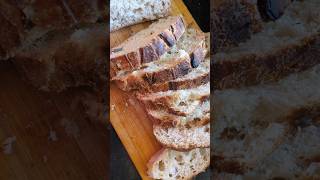 Trying for the first time sourdough bread #food #breadrecipe #review