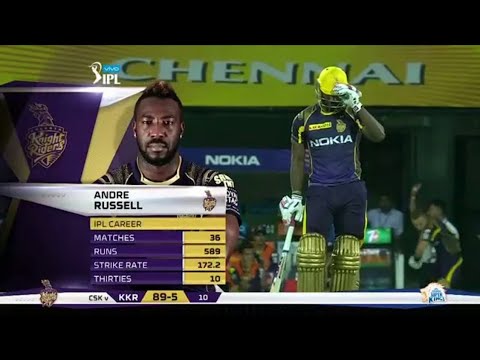 (Kkr Vs Csk ) Andre Russell 88 Of 36 Balls 11Sixs