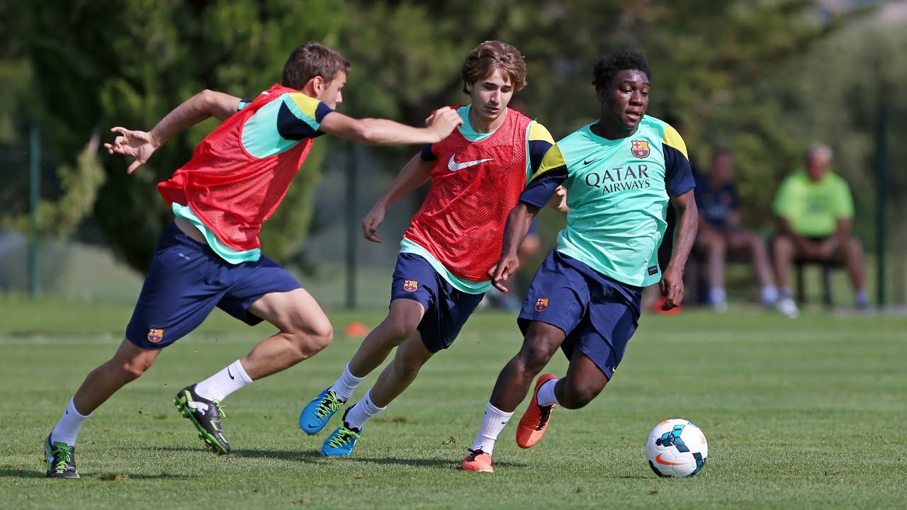 FC Barcelona - Dongou y Samper se reencuentran