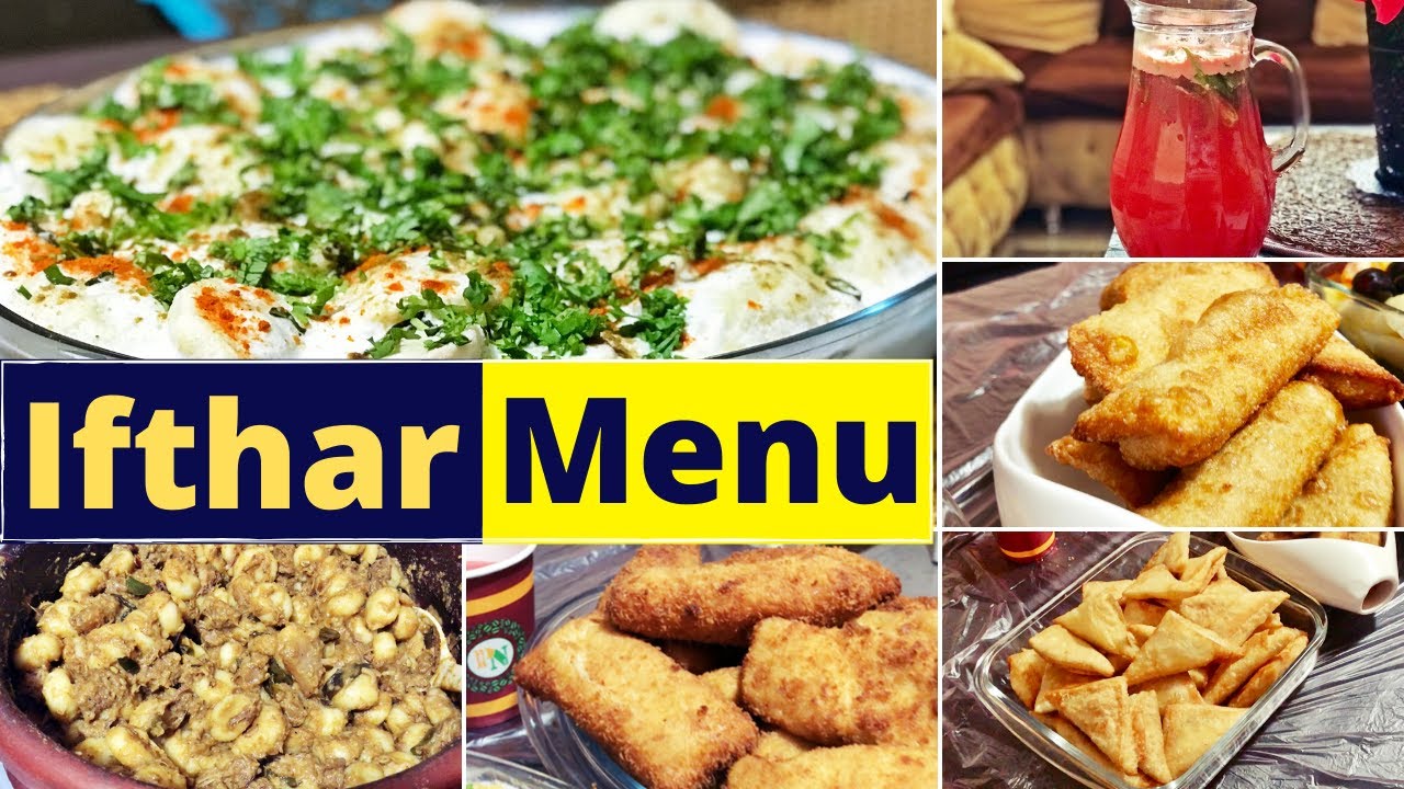 Iftar Menu/Dahi vada/Chicken roll/Cheese Samosa/Chicken Spring Roll/Rice Dumplings in Beef Curry