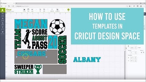 How to use templates in Cricut Design Space