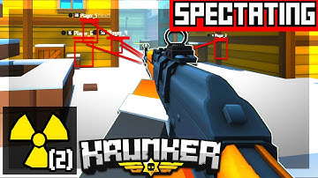 Krunker.io YOUTUBER HACKER DOUBLE NUKES TWICE! (SPECTATING)