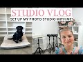 Day in the life of a small business owner set up my photo studio replica surfaces collection