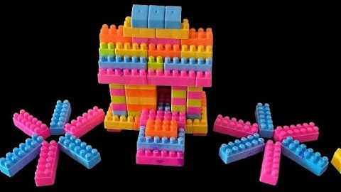 🥰Satisfying DIY House Blocks ASMR/Building blocks/blocks game #ASMR #asmrsounds #lego 🥰 