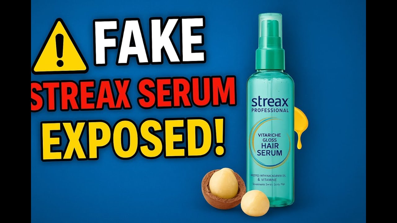 I Got FAKE Streax Professional Vitariche Gloss Hair Serum from Amazon Exposed!