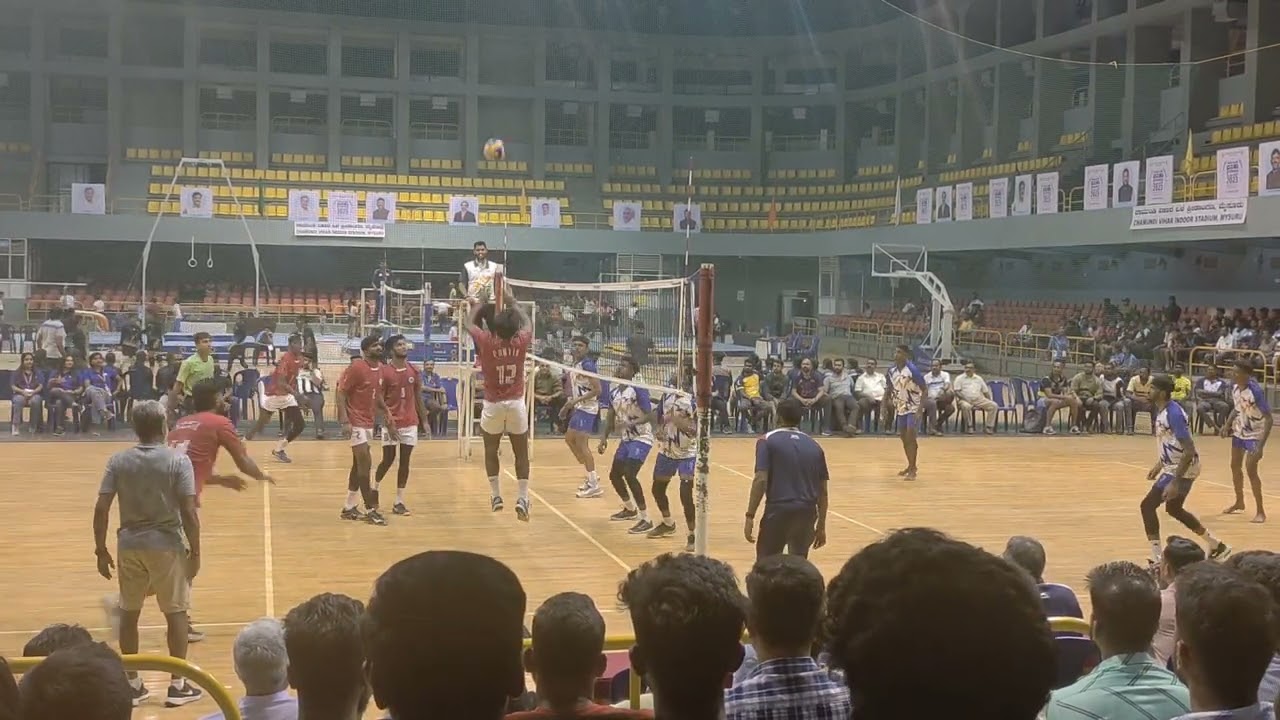 Mysore chapathi team vs DYES bangalore 😍dasara  CM cup volleyball tournament at mysore