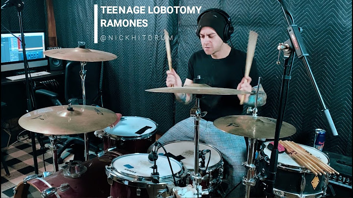 Teenage Lobotomy Drums version - Drums performance video thumbnail