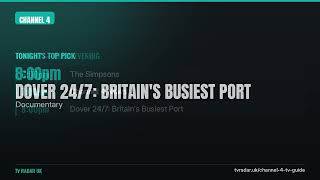 Channel 4 TV Guide Today | What's On Channel 4 Tonight, Monday 20 July 2026 (Dover 24/7)
