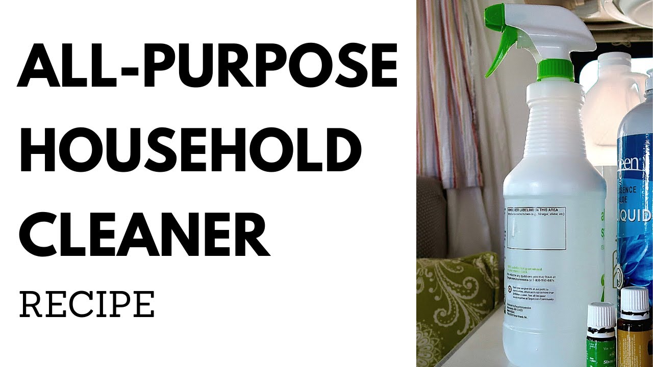 DIY ALLPURPOSE HOUSEHOLD CLEANER RECIPE YouTube