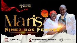 J-36 | 50 Jours | Maris, aimez vos Femmes | MAPECHO | Apôtre Jean Dieunel Deroncelay