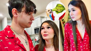 Marcus Dobre &amp; Michelle Koptman | Our dog bravely bites the Grinch as he sneaks around the yard.