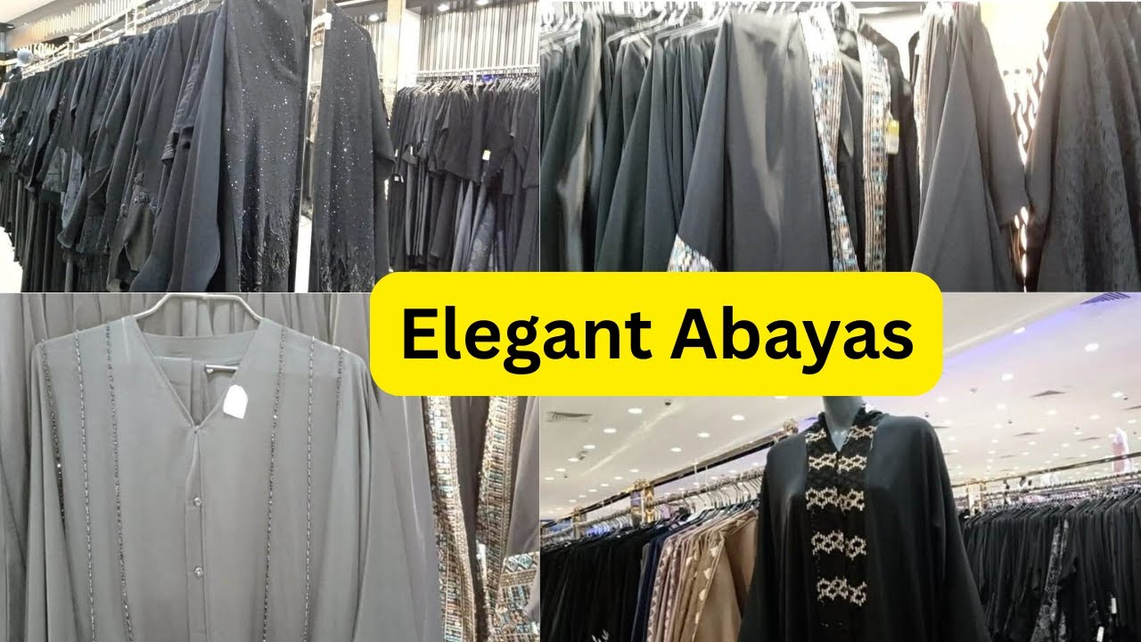 Mirror, Sequences & Net Embroidered Abaya | Stylish Abaya Shop Jeddah