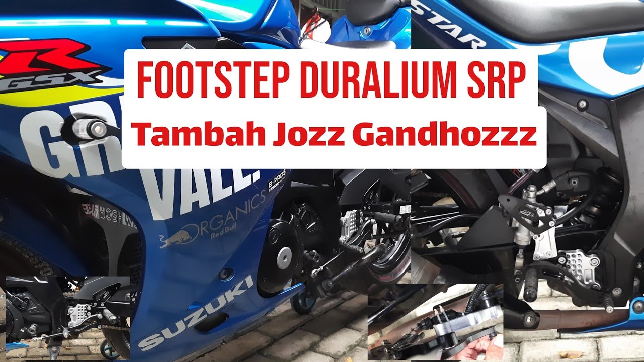 Footstep Underbone GSX R150 Stanley Racing Performance - YouTube