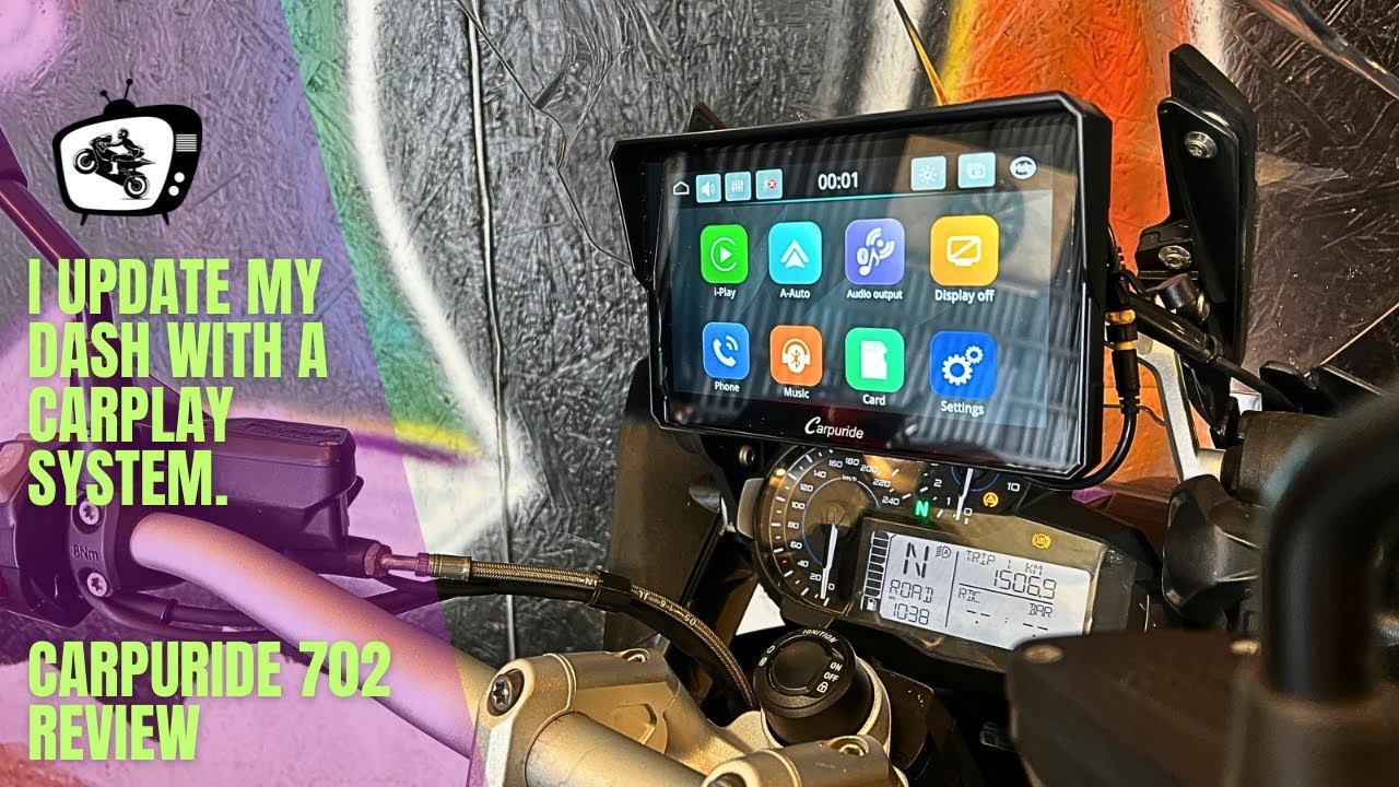 Carpuride 702 BMW R1200GS Apple CarPlay system. How to make