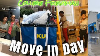 COLLEGE MOVE IN DAY @ KU🔴🔵🚚