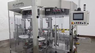 E313196 - Quadrel Proline ZDT High Speed Non-Stop Zero Downtime Dual Station Labeling System Up To 4