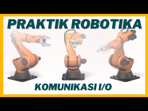 Trial Program Komunikasi Input Output Robot Industri Mitsubishi - YouTube