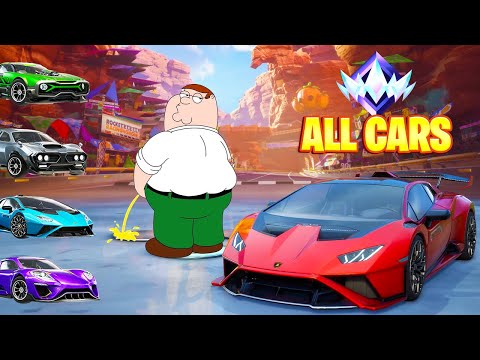 all of my fortnite cars