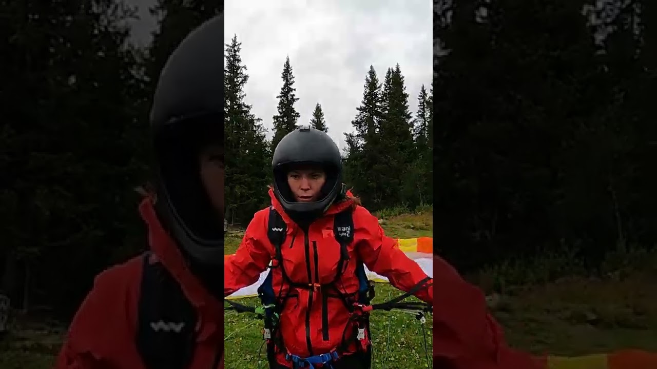 paragliding girl launch in bgd epic