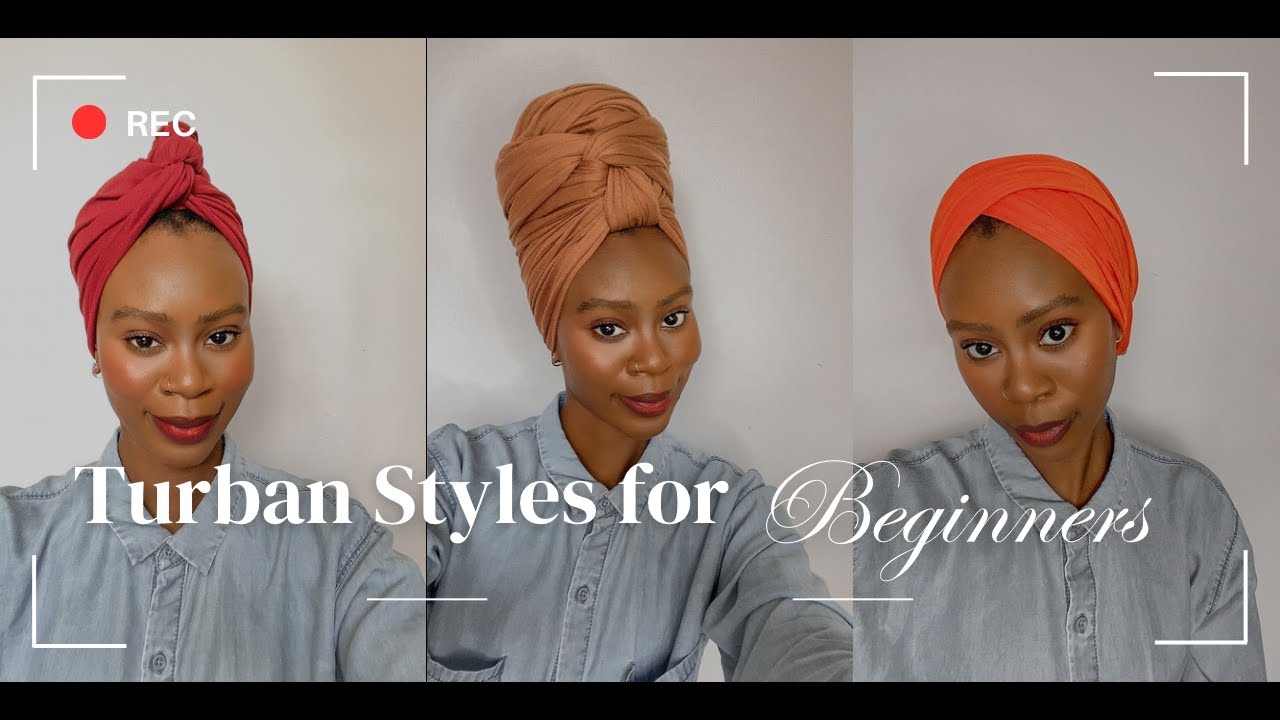 5 Easy Everyday Turban Styles for Beginners #turban - YouTube