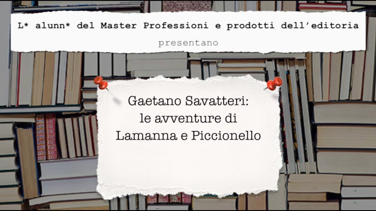 Gaetano Savatteri racconta le avventure di Lamanna e Piccionello ai ragazzi del Master Editoria