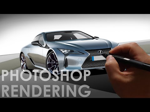 Automotive Photoshop Render