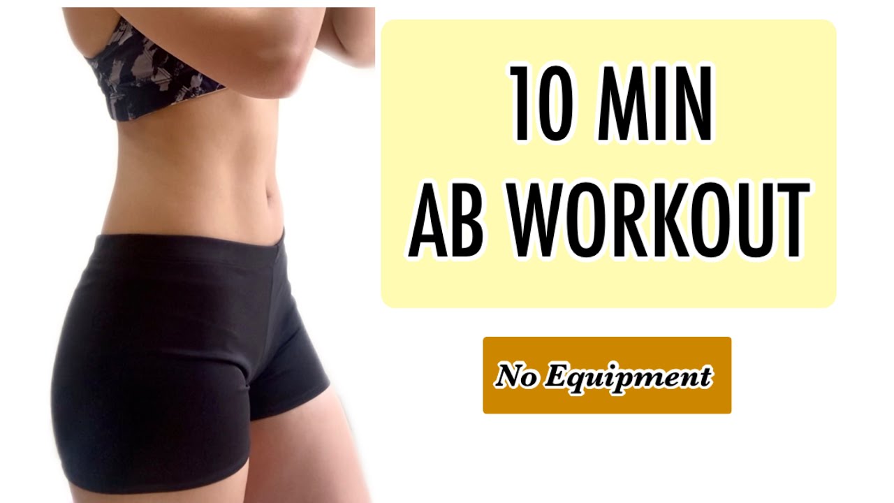 10 MIN AB WORKOUT Day 5 YouTube