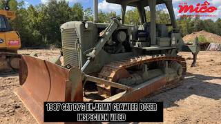 1987 CAT D7G Dozer for Sale | Ex-Army Caterpillar Crawler Dozer | 181 Hours