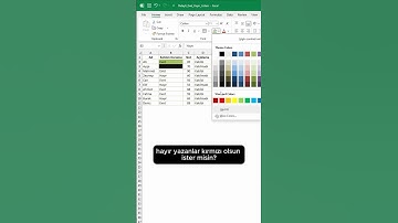 Excel’de “Evet” ve “Hayır” yanıtlarını otomatik renklendirmek ister misin?
