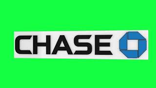 Chase Bank Green Screen Logo Loop Chroma Animation