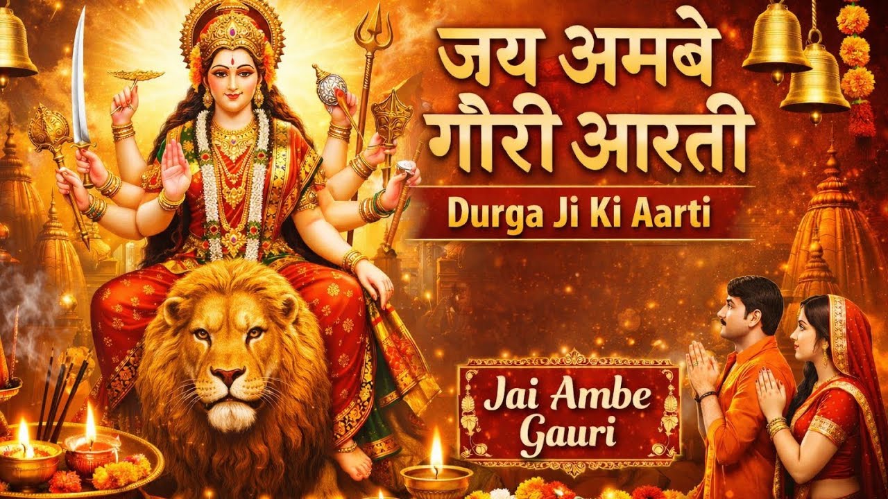 जय अम्बे गौरी आरती | Durga Ji Ki Aarti | नवरात्रि स्पेशल माता रानी की आरती | Jai Ambe Gauri