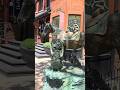 Emiley Carr is still standing here on Sunday with her friends #emilycarr #hazelton#avenue #toronto